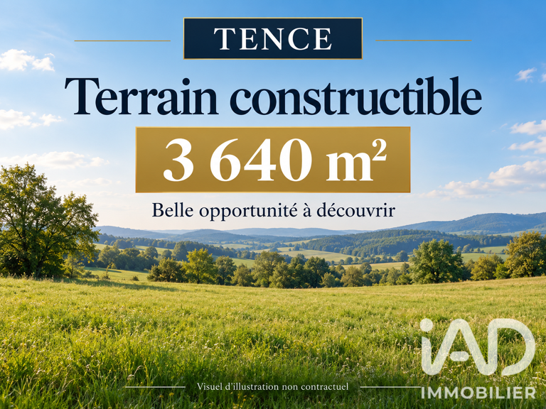 Vente Terrain 3 640 m&sup2; — photo 1