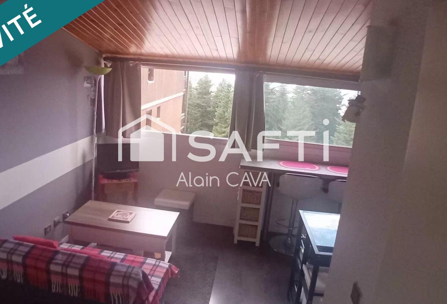 Appartement de 17m² au 5e et dernier étage avec ascenseur et casiers à ski — photo 1