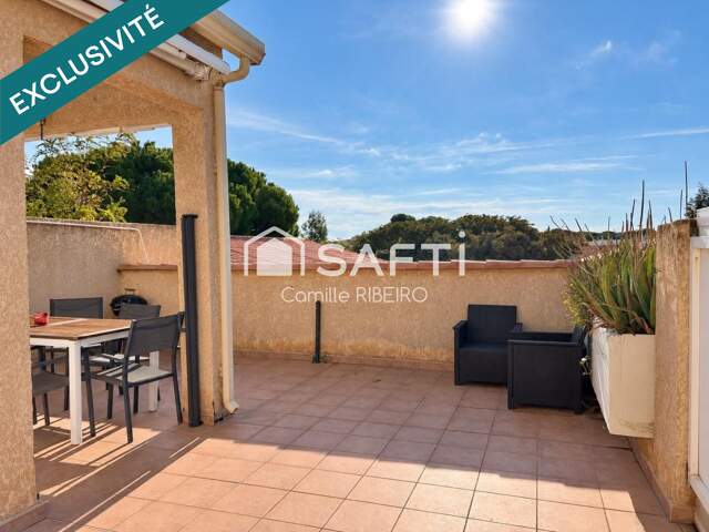 PORT LEUCATE,T3 LUMINEUX ,TERRASSES,GARAGE — photo du bien
