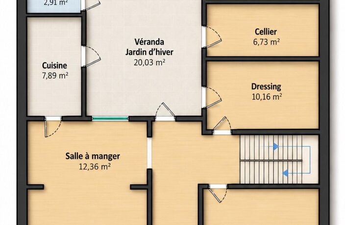 Maison de 192 m² avec 4 chambres et terrain constructible — photo 5