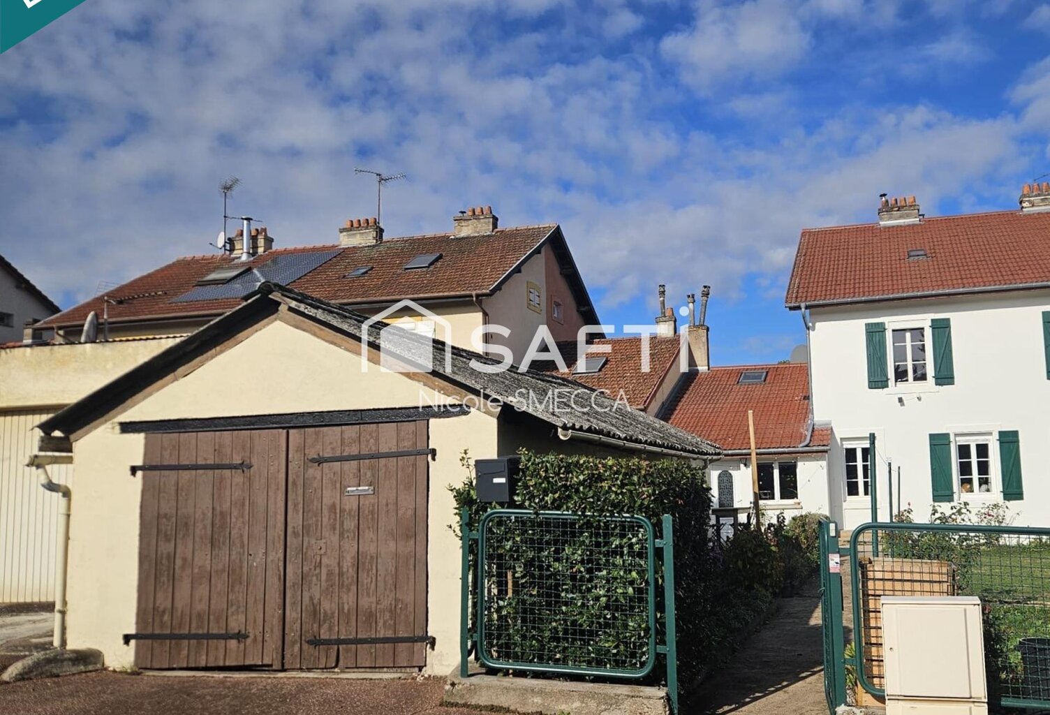Maison mitoyenne,4 pièces,2 chambres,garage,jardin — photo 1