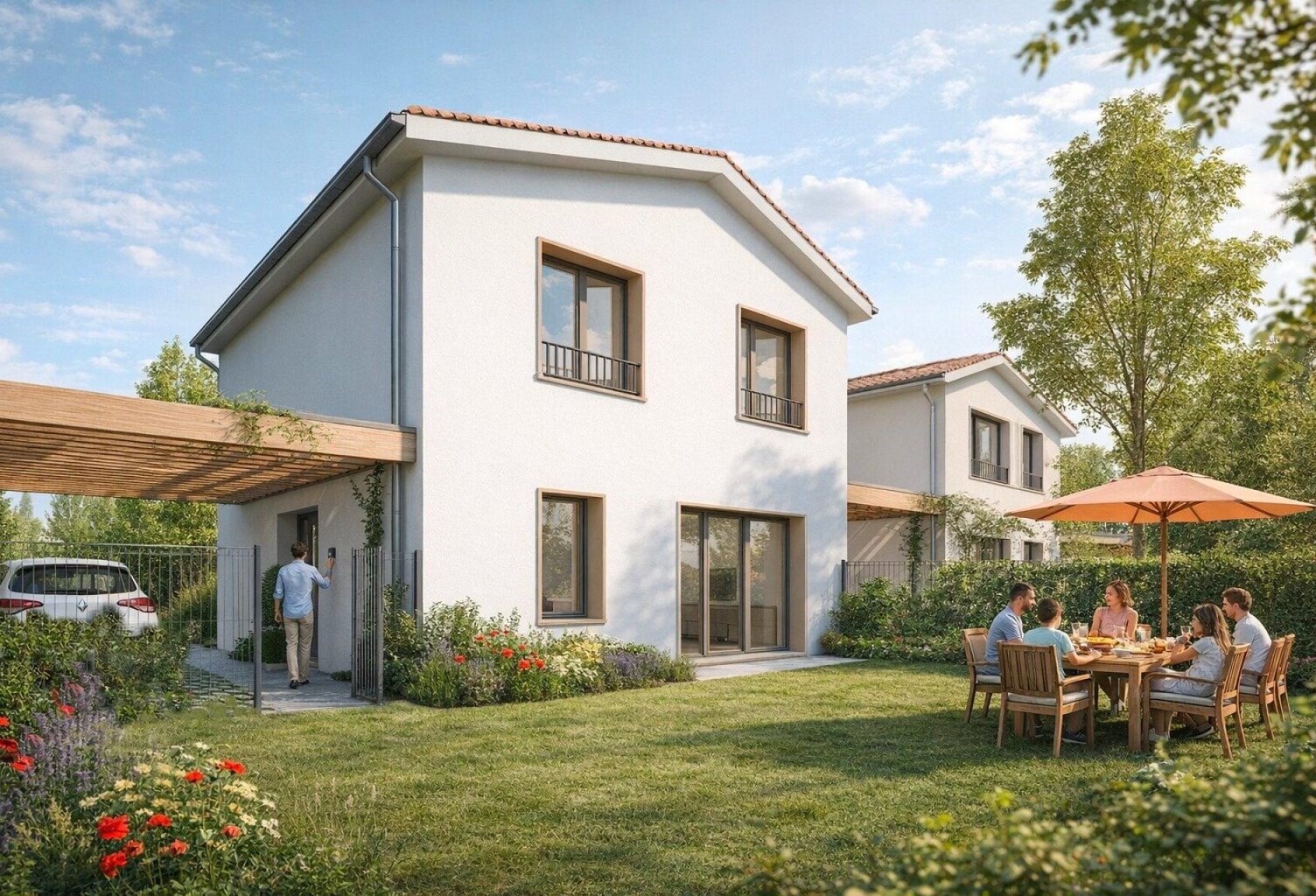 Maison T4 avec jardin et 2 parkings, Le Taillan — photo 1
