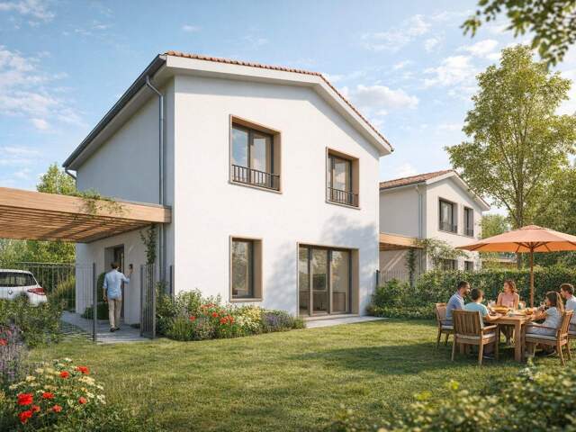 Maison T4 avec jardin et 2 parkings, Le Taillan — photo du bien