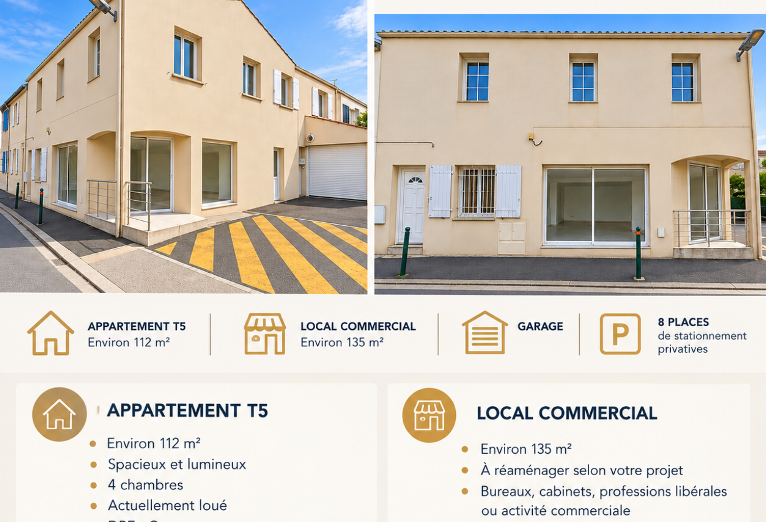 Vente Boutique/Local commercial 242 m&sup2; — photo 1