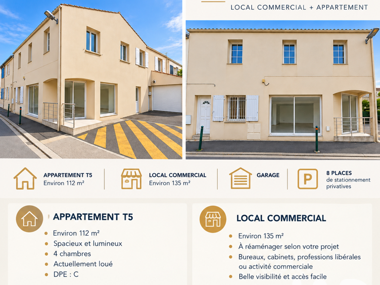 Vente Boutique/Local commercial 242 m&sup2; — photo 1