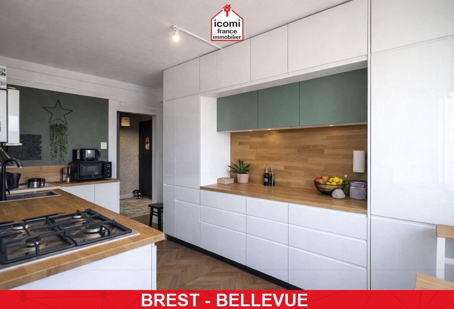 FINISTERE - Brest (29200) - A VENDRE - APPARTEMENT 74M² - 3 CHAMBRES - BALCON - CAVE - DALLE BETON - ASCENSEUR - COMMERCES A PROXIMITE — photo 1