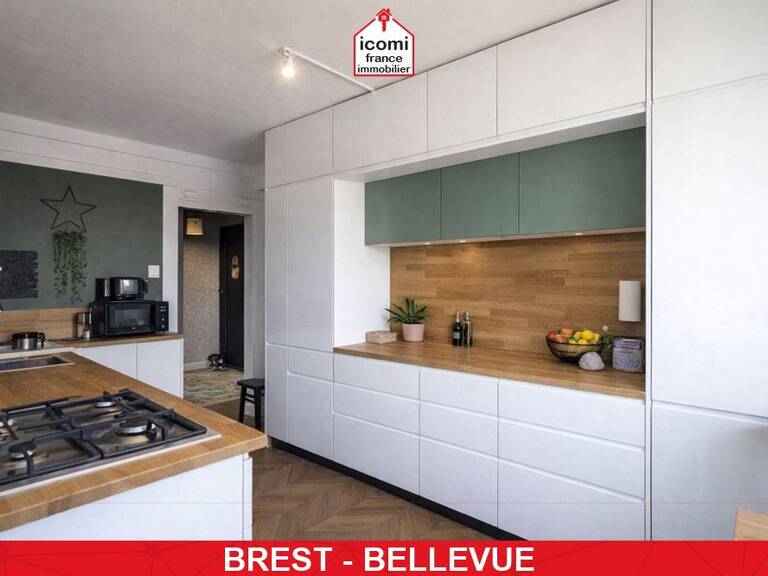 FINISTERE - Brest (29200) - A VENDRE - APPARTEMENT 74M² - 3 CHAMBRES - BALCON - CAVE - DALLE BETON - ASCENSEUR - COMMERCES A PROXIMITE — photo 1