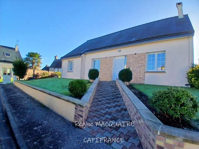 A vendre : Maison d'env. 104 m², 3 chambres, terrain de 535 m², sous-sol complet et combles aménageable à Vire (14) — photo du bien