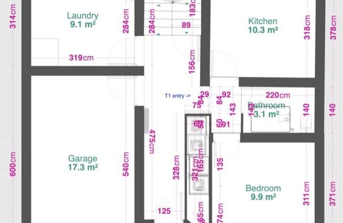 Studio de 25m2 à louer sur Vannes — photo 5