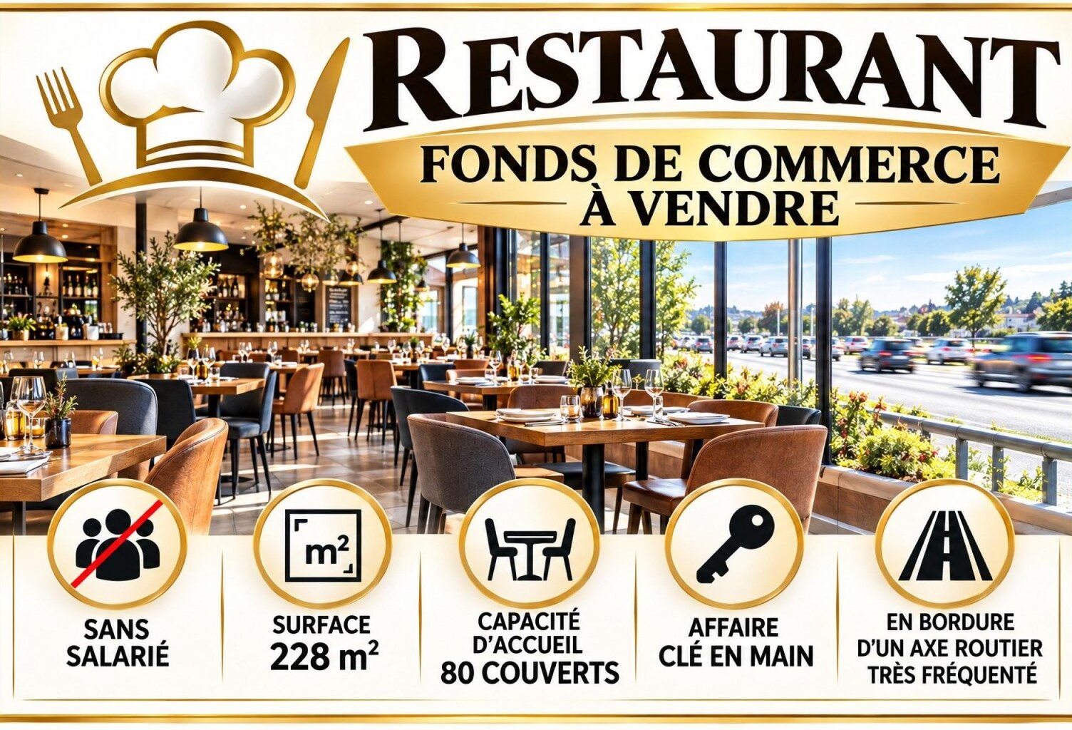 Belle opportunité de reprise : restaurant reconnu, emplacement stratégique et clientèle fidélisée ! — photo 1