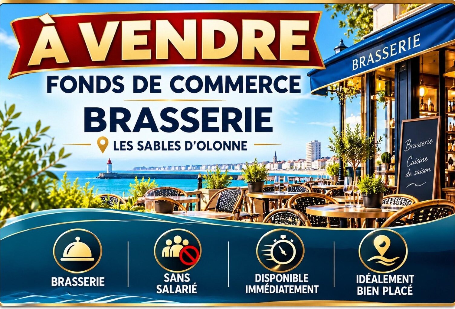 UNE OPPORTUNITÉ RARE EN BORD DE MER ! — photo 1