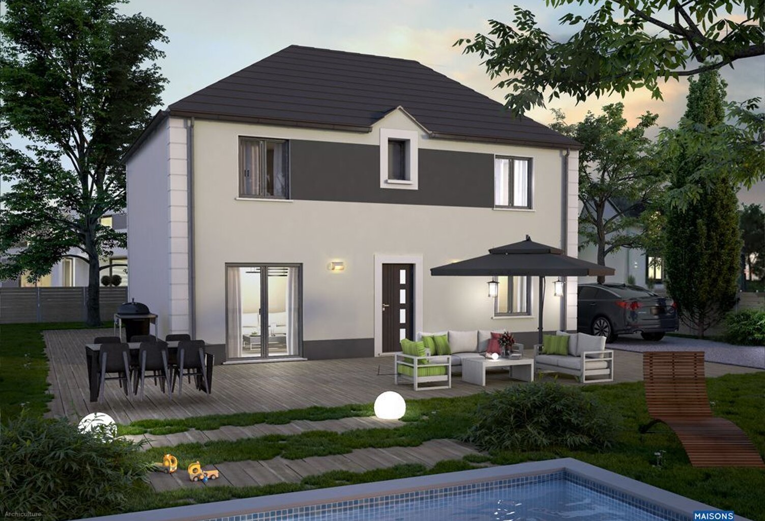 Projet de construction d'une maison avec terrain à MORMANT (77) — photo 1