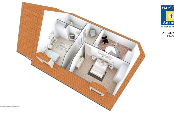 Projet de construction d'une maison 116 m² avec terrain à MOISENAY (77) — photo 3