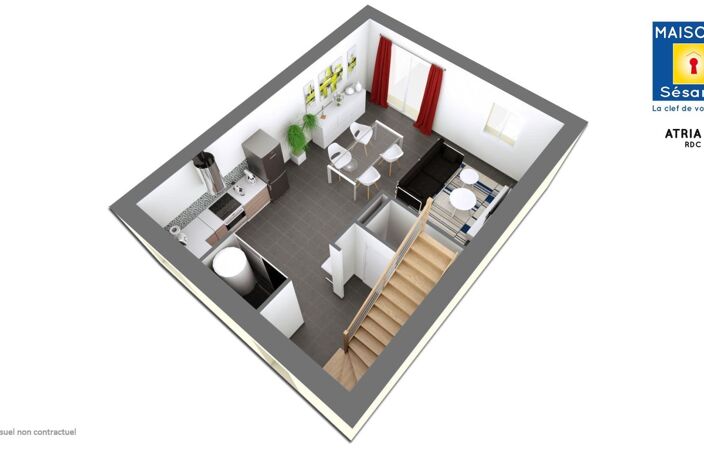 Projet de construction d'une maison 73 m² avec terrain à MORET-SUR-LOING (77) — photo 2