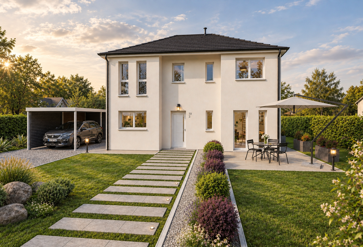 Plus de 1 000 m² de terrain et une maison familiale de 110 m² à Neuves-Maisons. — photo 1