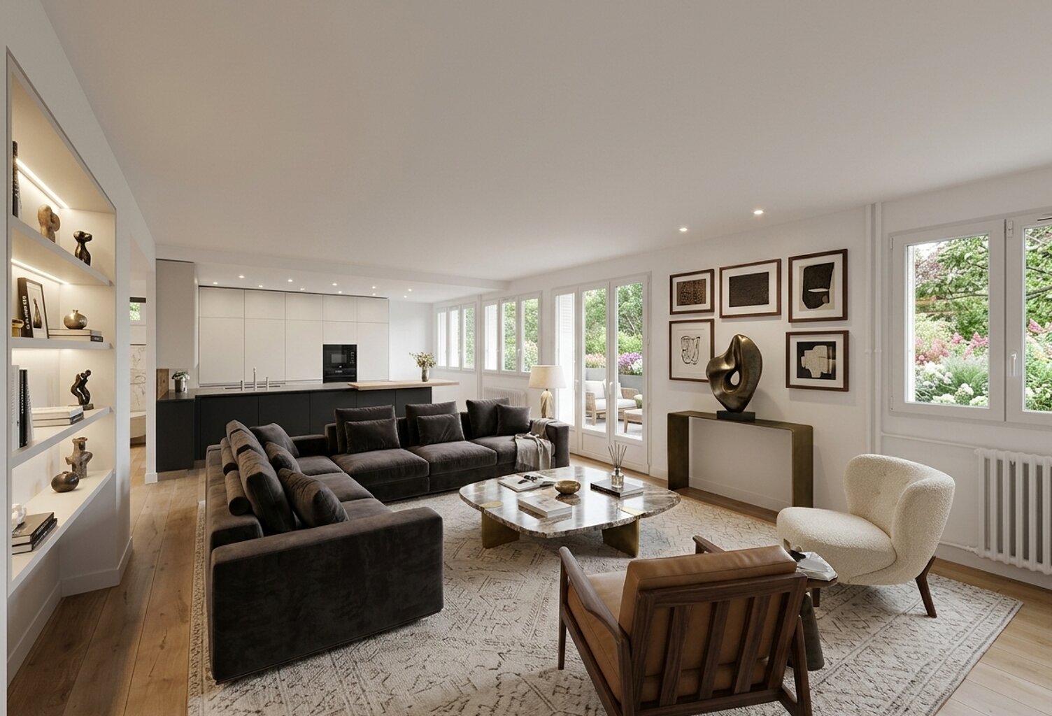 NEUILLY SUR SEINE - BEAU 4 PIECES DE 100 M CARRE — photo 1
