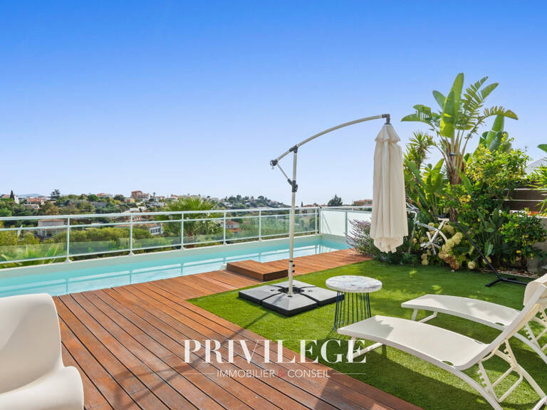 NICE   VILLA CONTEMPORAINE AVEC PISCINE, VUE DÉGAGÉE ET APER — photo 1