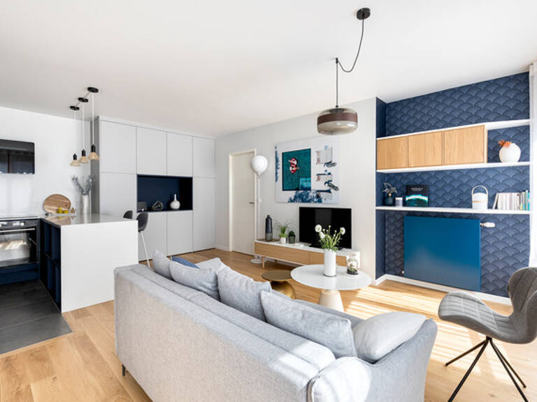 EN FACE DU METRO 14 – STUDIO NEUF À PRIX EXCEPTIONNEL-IDEAL PRIMO ACCEDANT OU INVESTISSEUR !! — photo 1