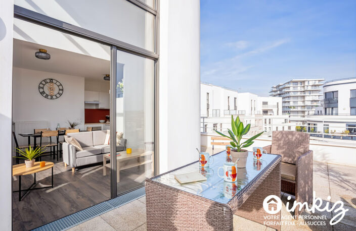 Duplex 111m2 4cha dern étag, terrasse, double park — photo 2
