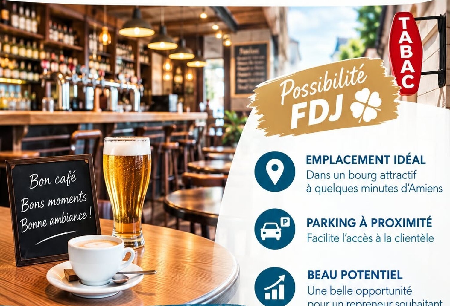 Vente Bar, Brasserie, Tabac 40 m&sup2; — photo 1
