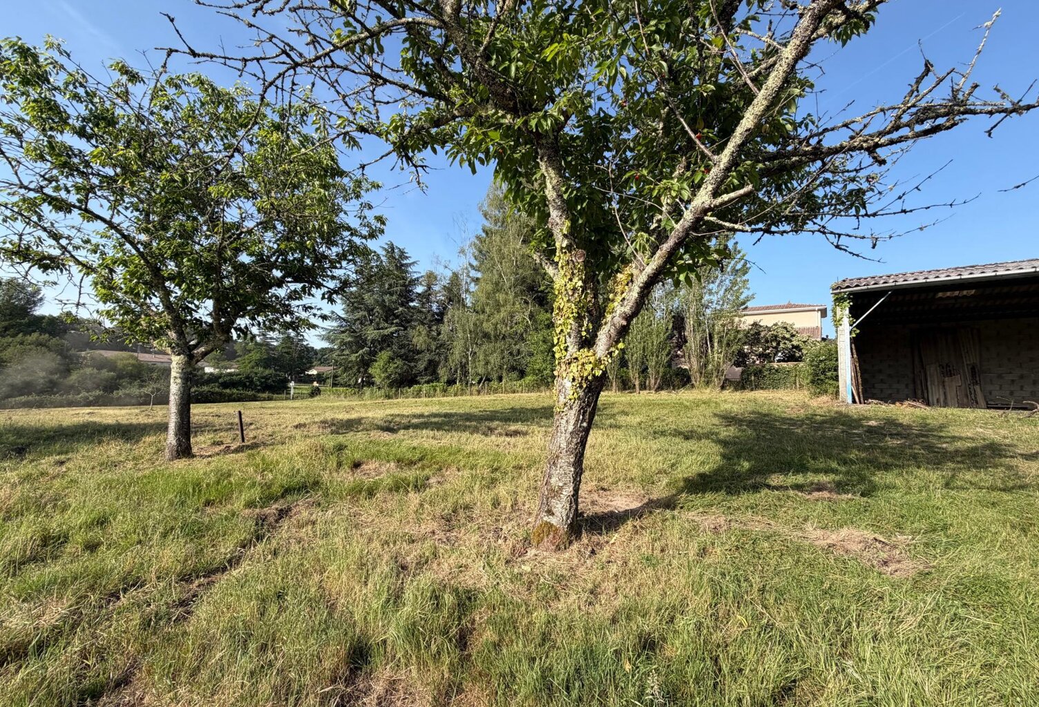 Terrain à bâtir avec hangar — photo 1
