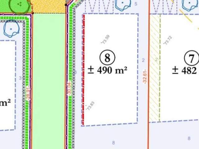 Terrain viabilisé de 490 m², libre de suite. — photo du bien