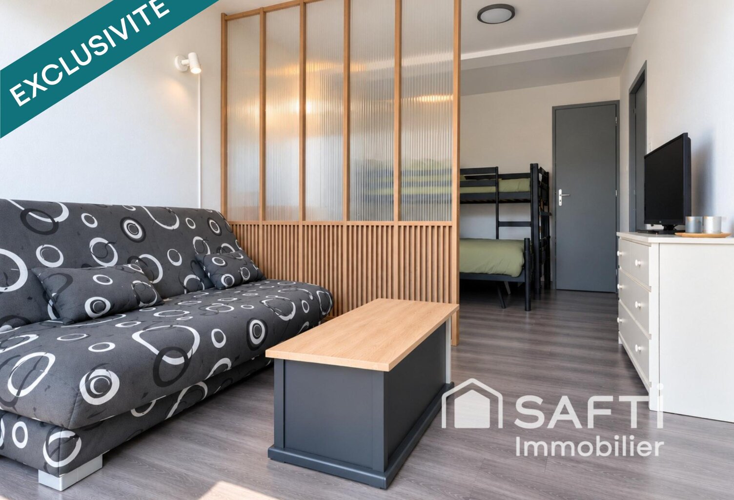 APPARTEMENT T2 MEUBLE ENTIEREMENT RENOVE 32m² — photo 1