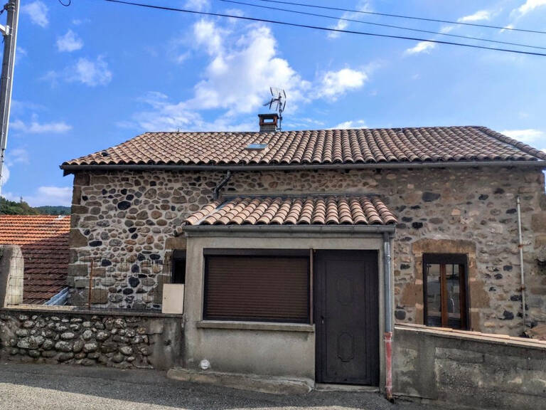 LABEGUDE 07 - MAISON DE VILLAGE EN PIERRE   2 APPARTEMENTS — photo 1