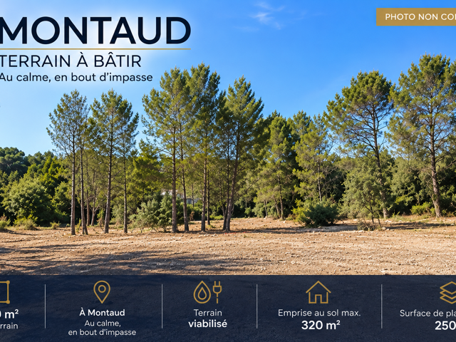 terrain à batir de 940 m2 viabilisé — photo du bien