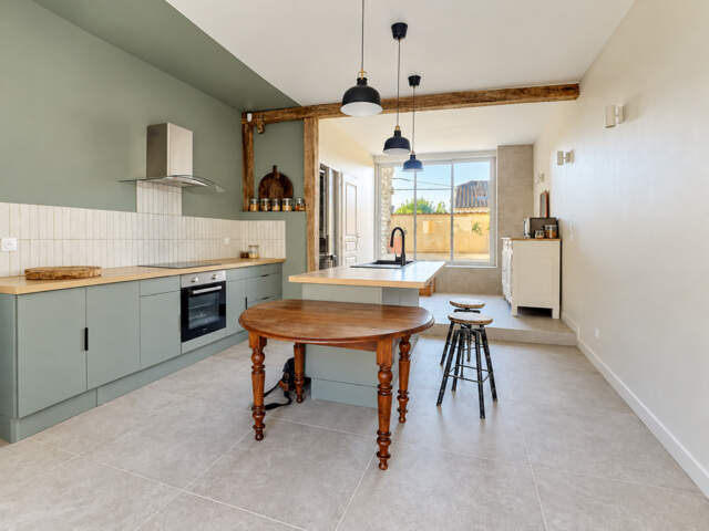 01160 PONT-D'AIN   Maison de village avec 3 chambres, deux t — photo du bien