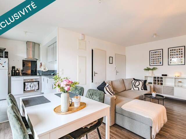 EXCLUSIVITÉ  REIMS JEAN JAURÈS  SUPERBE T3 AVEC TERRASSE ET BOX FERMÉ ! — photo du bien