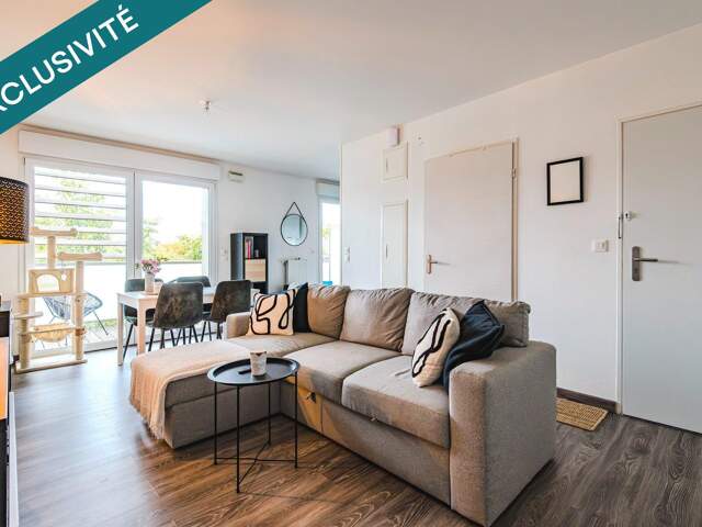 EXCLUSIVITÉ  REIMS JEAN JAURÈS  SUPERBE T3 AVEC TERRASSE ET BOX FERMÉ ! — photo du bien