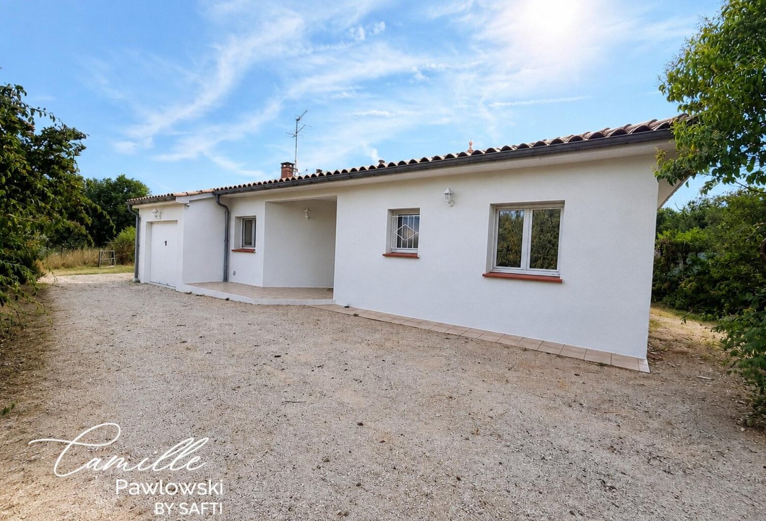 Villaudric : plain-pied 3 ch. sur 2000 m² au calme — photo 1