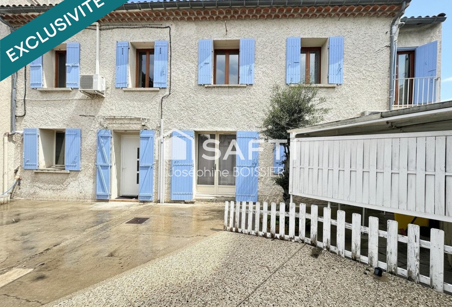A VISITER SUR LE PONTET (84) MAGNIFIQUE MAISON DE VILLE DE 105 M² ENV. AVEC UNE COUR DE 70 M2 — photo 1