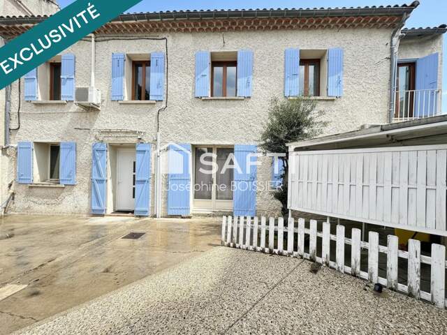 A VISITER SUR LE PONTET (84) MAGNIFIQUE MAISON DE VILLE DE 105 M² ENV. AVEC UNE COUR DE 70 M2 — photo du bien