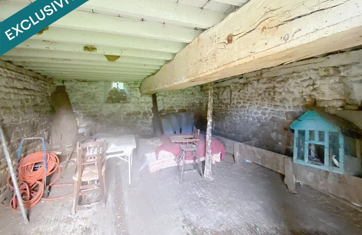 Grange 45 m² au sol, 2 niveaux possibles, mitoyenne d'un coté, terrain 280 m², La Carneille — photo 2