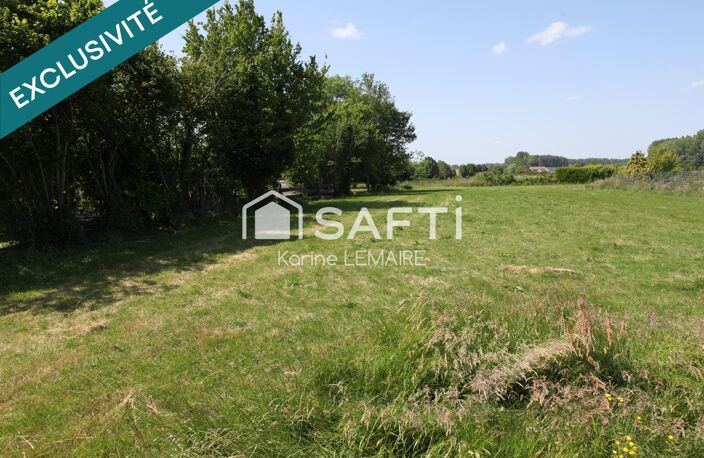 Terrain constructible. Façade 32m. Proche frontière. — photo 2