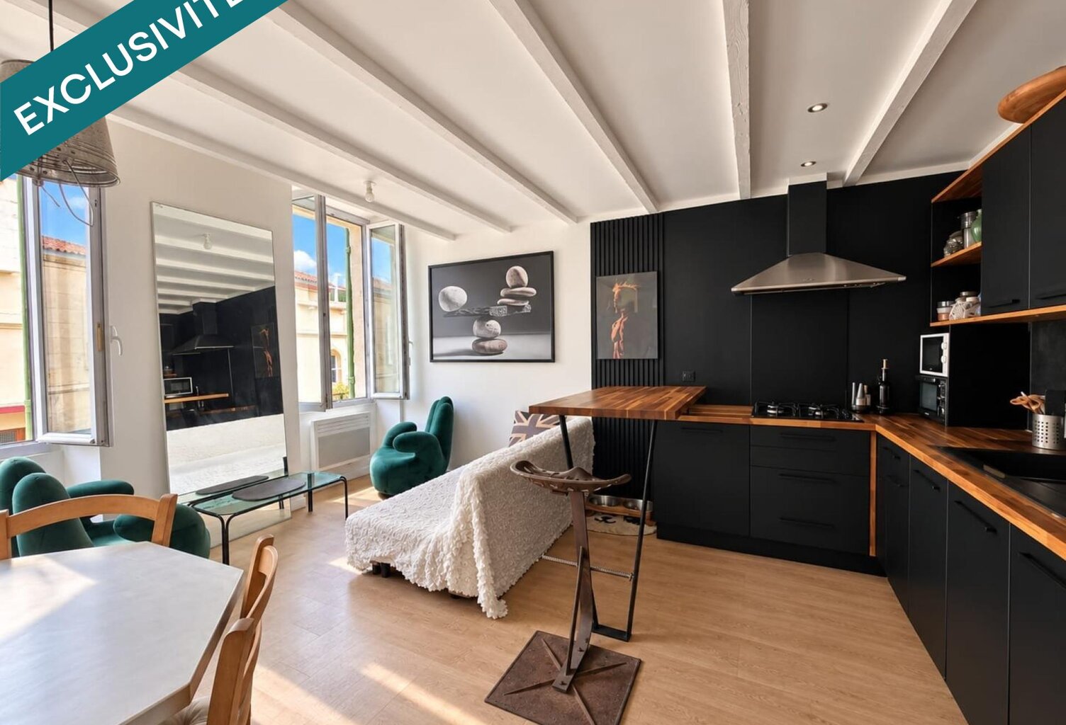 Échoppe rénovée alliant charme de l'ancien et modernité — photo 1
