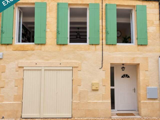 Échoppe rénovée alliant charme de l'ancien et modernité — photo du bien