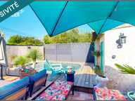 Villa de plain-pied - 2 chambres et 2 salles d'eau - garage - piscine - terrain de 273 m2 - forage et eau de ville - tout à l'égout - aucun travaux à prévoir — photo 2