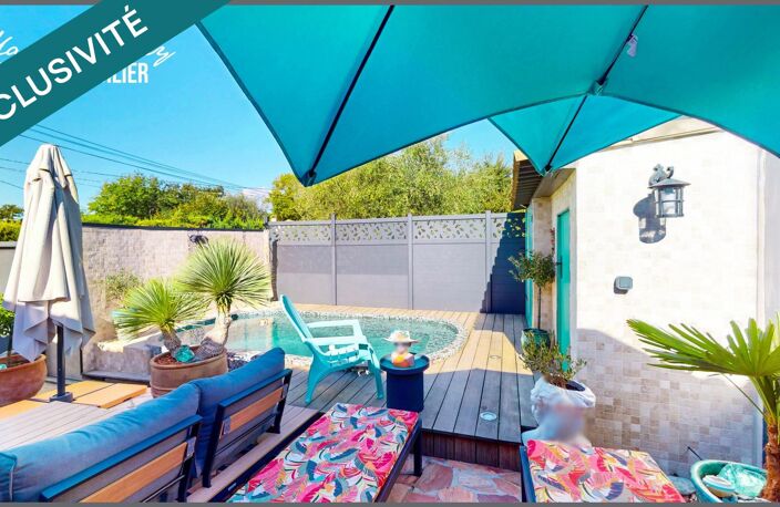 Villa de plain-pied - 2 chambres et 2 salles d'eau - garage - piscine - terrain de 273 m2 - forage et eau de ville - tout à l'égout - aucun travaux à prévoir — photo 2