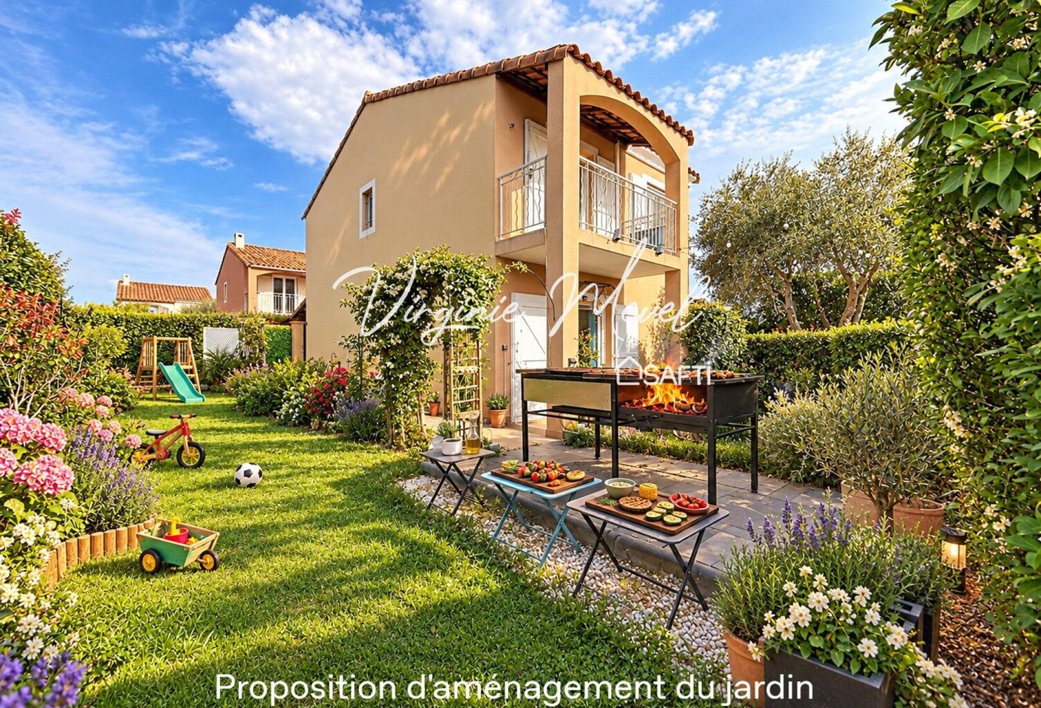 Villa individuelle 100m2 et 3 Chambres dans un domaine à Nice Ouest — photo 1