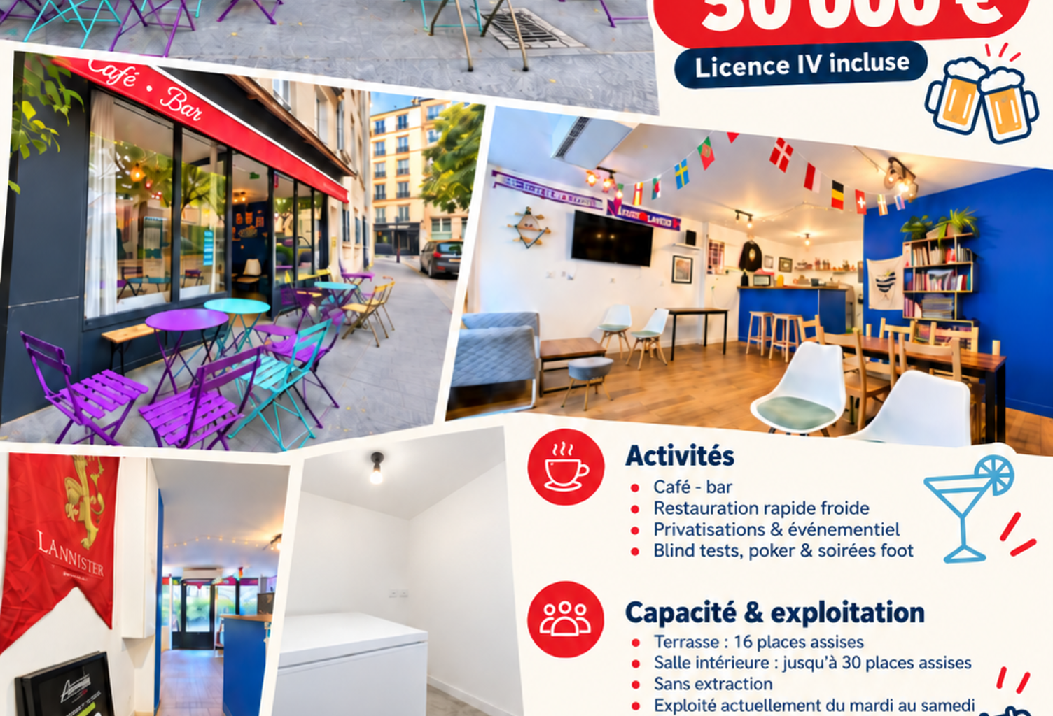 Vente Bar, Brasserie, Tabac 51 m&sup2; — photo 1