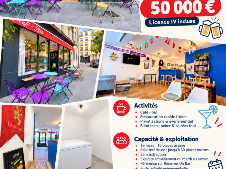 Vente Bar, Brasserie, Tabac 51 m&sup2; — photo 1