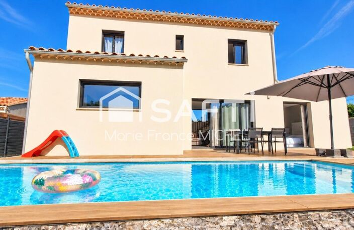 Superbe maison contemporaine de 125 m² avec piscine, garage et terrain de 505 m². 4 chambres, suite parentale, séjour de 56 m² et prestations haut de gamme. — photo 2