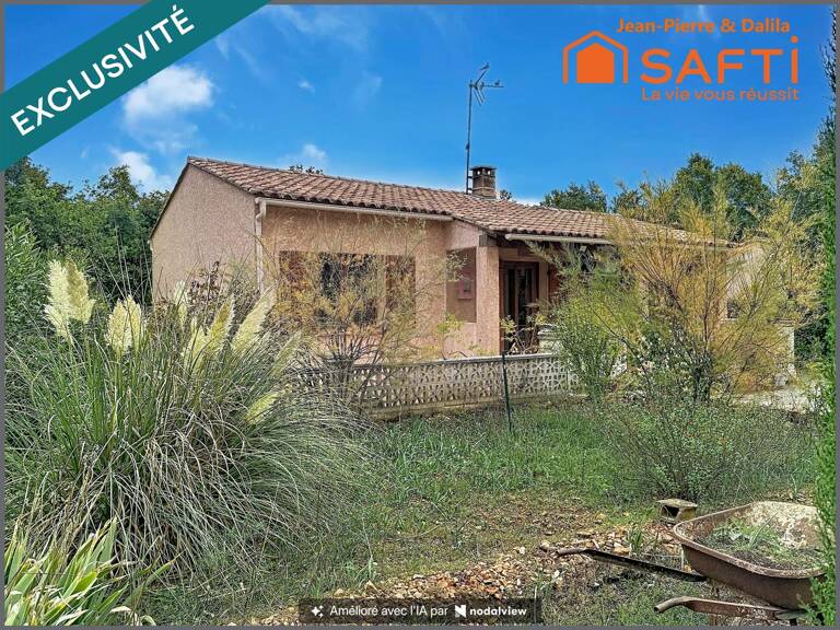 Maison de 60m² sur 815m² de terrain clos avec garage — photo 1