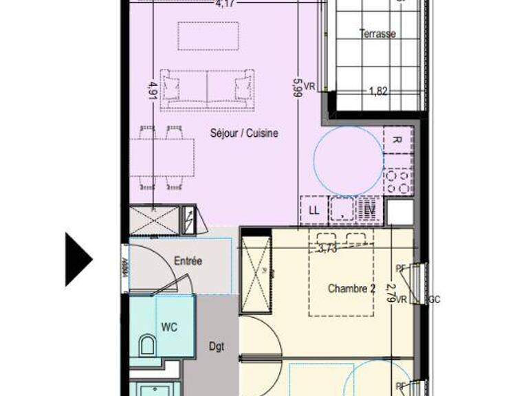 Vente Appartement 3 pièces — photo 1