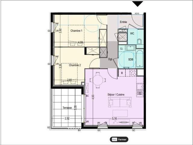 Vente Appartement 3 pièces — photo du bien