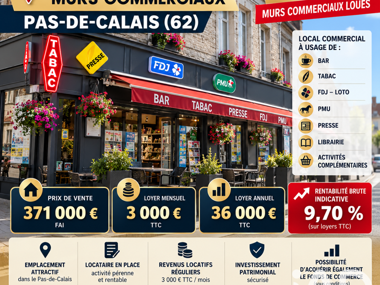 Vente Boutique/Local commercial 257 m&sup2; — photo 1