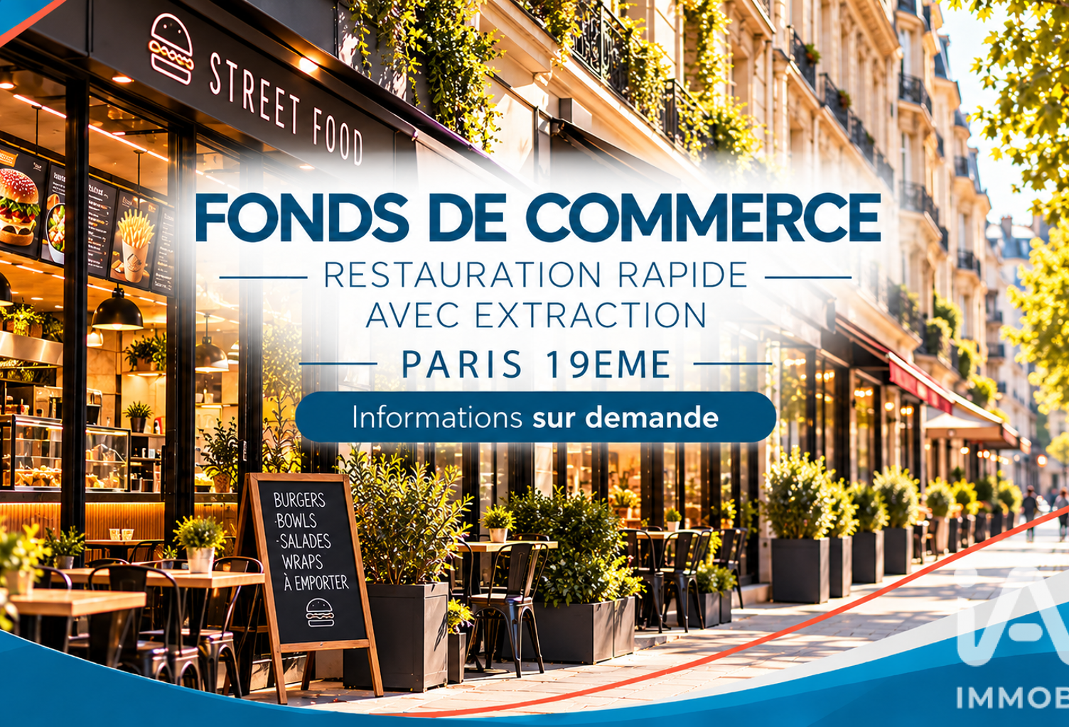 Vente Restauration rapide 105 m&sup2; — photo 1